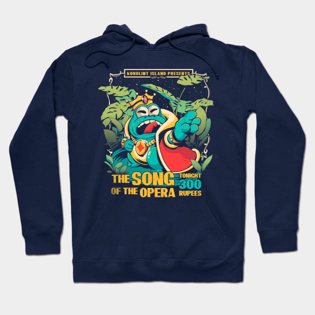 King of the opera Hoodie by Ilustrata